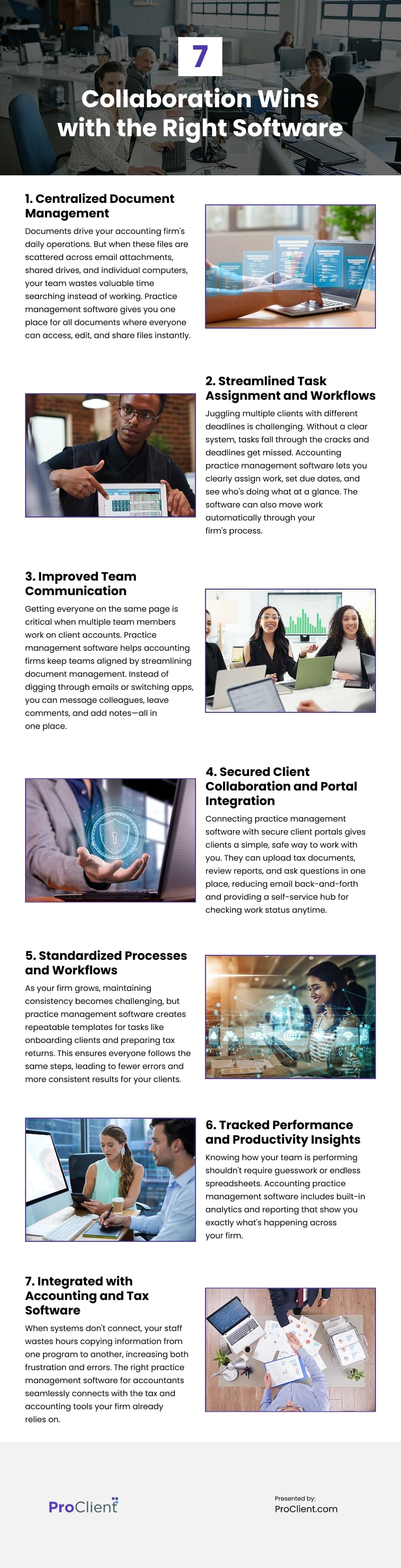 7 Collaboration Wins with the Right Software Infographic