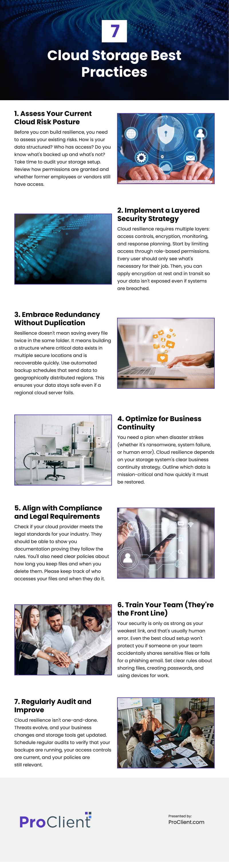 7 Cloud Storage Best Practices Infographic